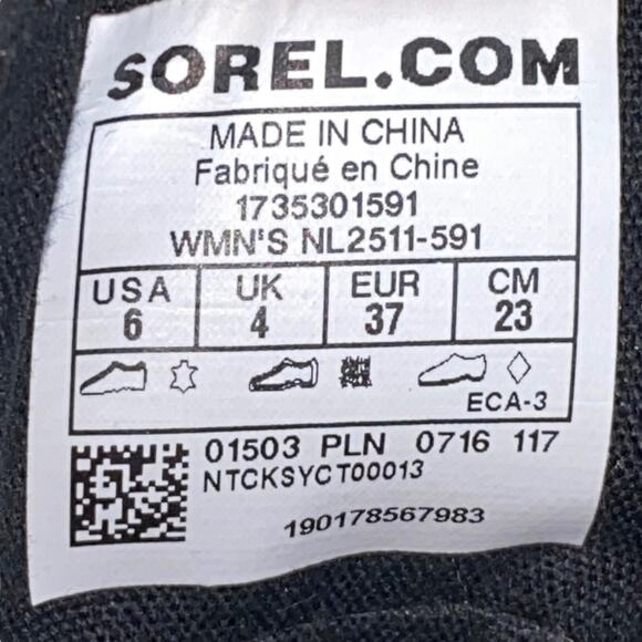 Sorel Women’s Blue Out N About Waterproof Rain Boot Size US 6 - Picture 9 of 9